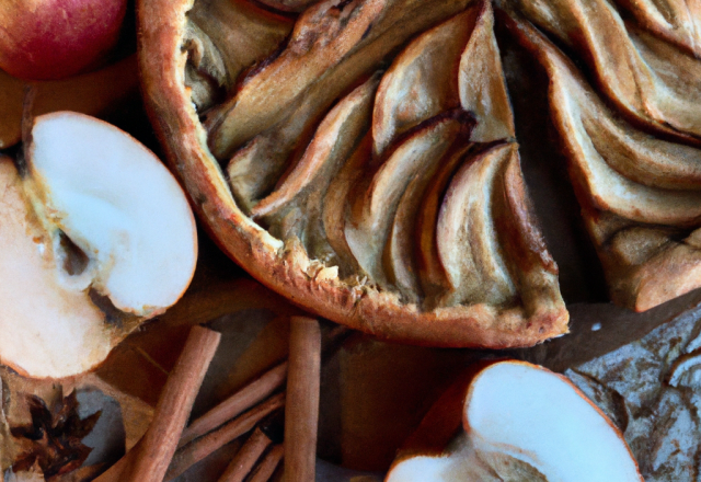 Tarte pommes cannelle