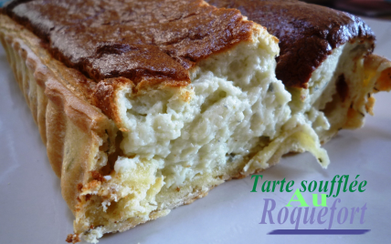 Tarte soufflée au roquefort