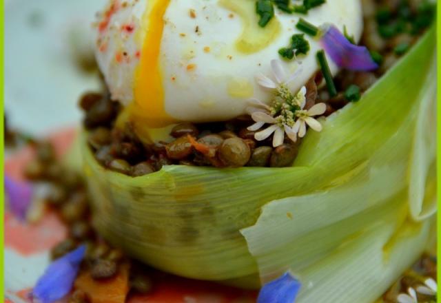 Salade de lentilles vertes du Puy traditionnelle