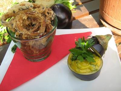 Aubergine en friture comme un calamar