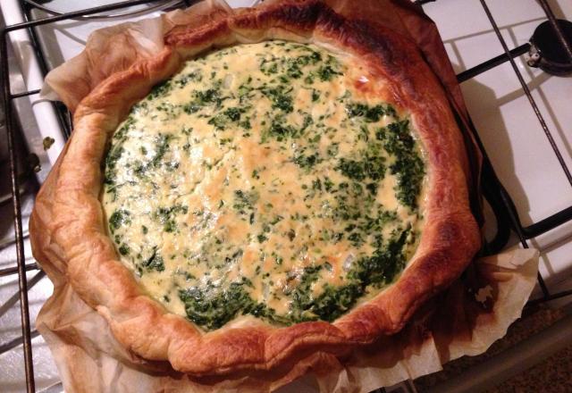 Tarte aux Epinards et Parmesan