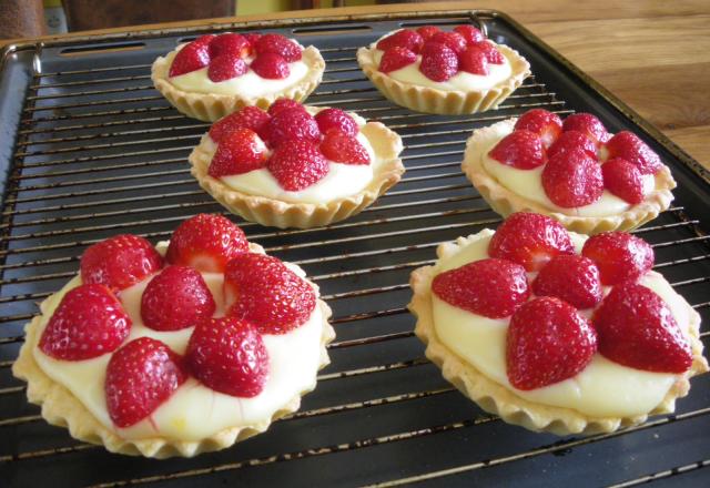 Tartelettes aux fraises inratables