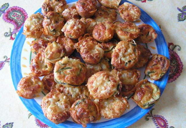 Cake à la courgette, lardon et fromage de chèvre