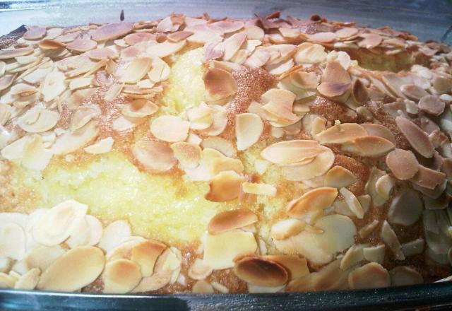 Cake pommes - amandes