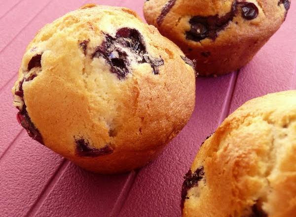 Muffins aux myrtilles économiques