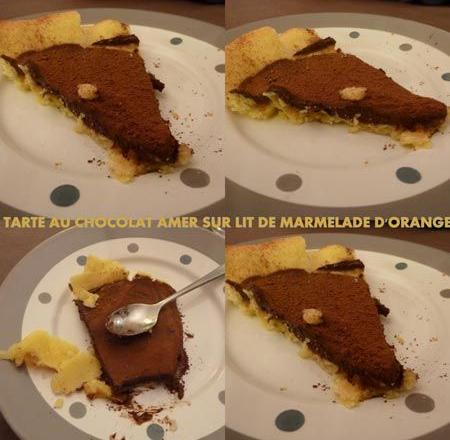 Tarte orange-chocolat