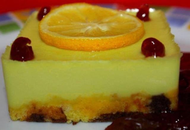 Tartelettes au citron carrées