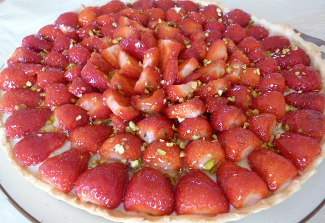 Tarte délice aux fraises