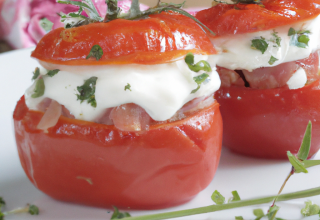 Tomates farcies au boursin