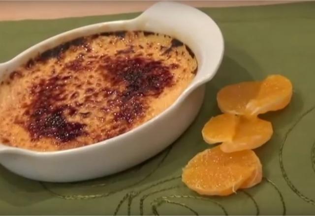 Crème brûlée à la mandarine