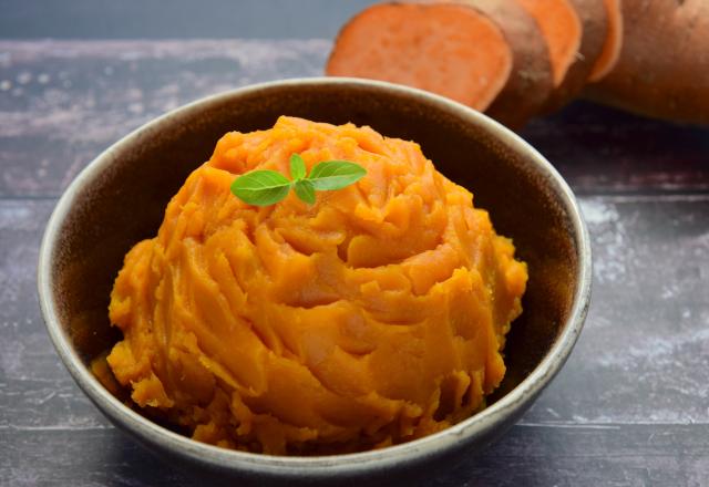 Purée de patate douce au Monsieur Cuisine