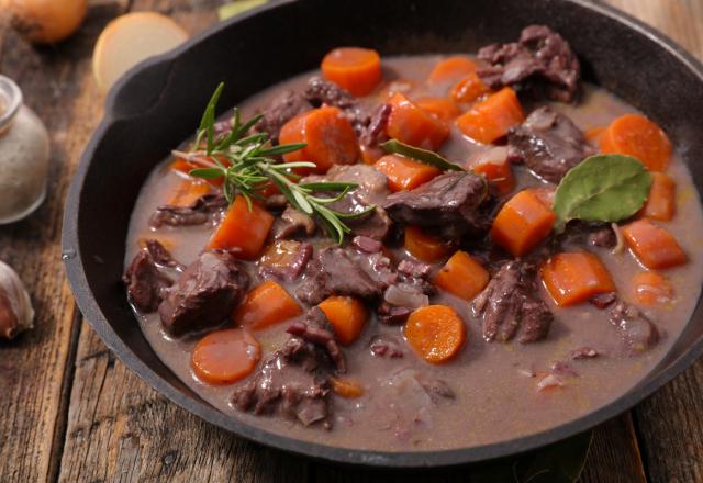 Boeuf Bourguignon traditionnel et classique