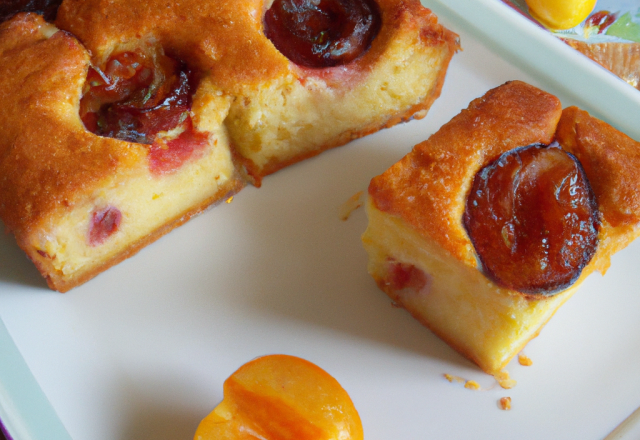 Gâteau à la confiture de mirabelles