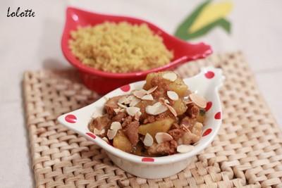 Tagine de poulet à la courge butternut et aux spéculoos