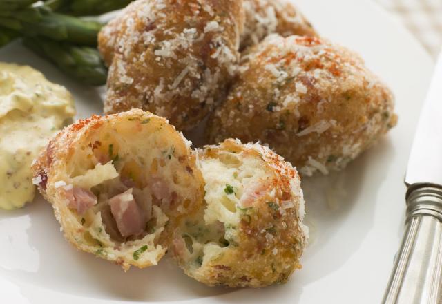 Croquettes au jambon et fromage