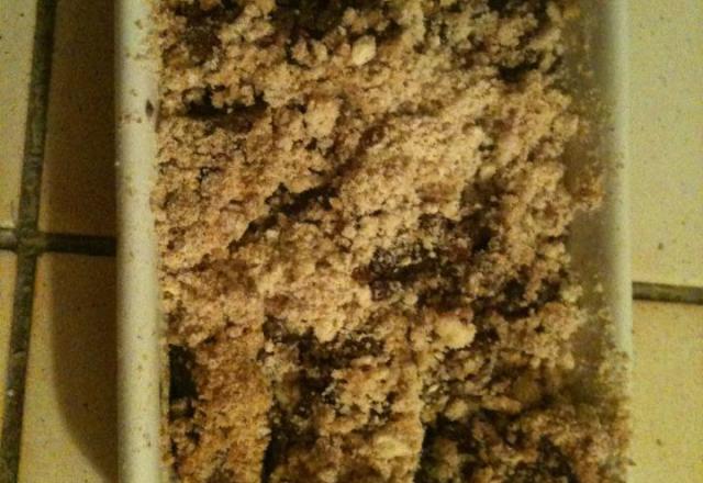 Crumble pommes et chocolat maison