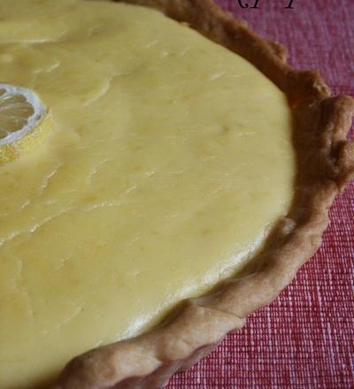 Tarte au citron traditionnelle