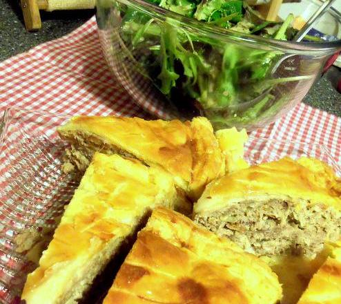 Tourte de la Vallée de Munster au Boursin ail et fines herbes