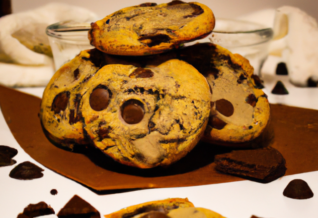 Cookies aux trois chocolats