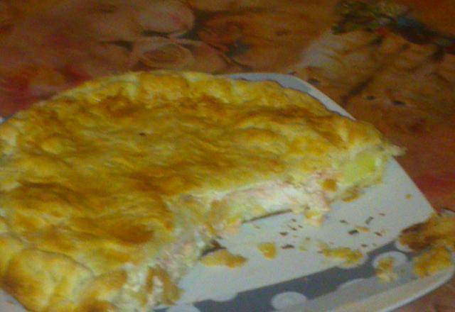 Tarte au saumon/boursin