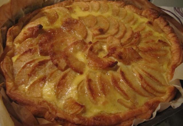 Tarte aux pommes fait à la main