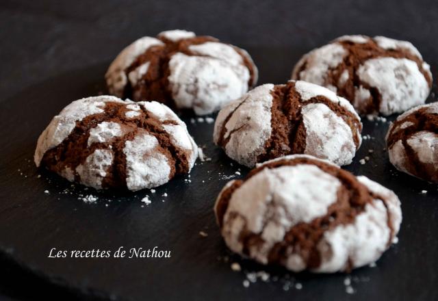 Craquelins au chocolat noir