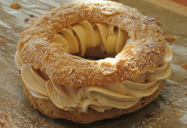 Paris-Brest : pâte à choux et duo de crèmes