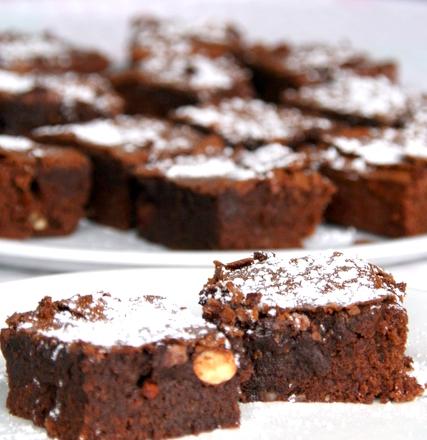 Brownie gourmand au chocolat et à la vanille liquide