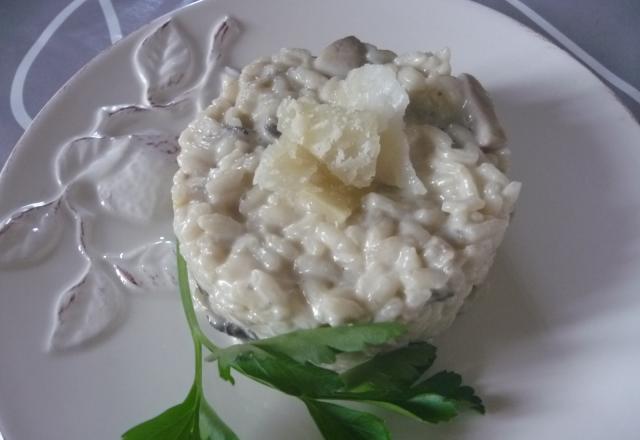 Risotto aux champignons et à la Tomme de Savoie