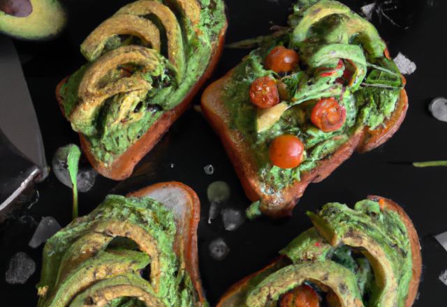 Toasts tarama avocat