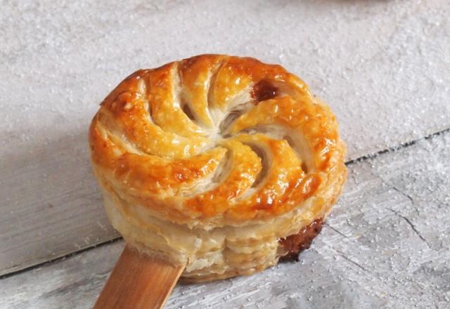 Pop pies aux pommes caramélisé au rhum Negrita