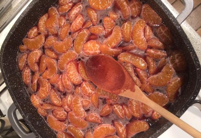 Confiture de clémentine au vin rouge et cannelle