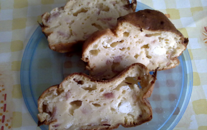 Cake au jambon et fromage