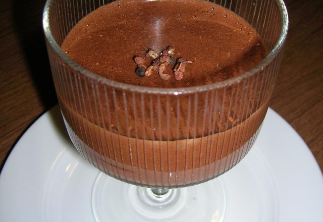 Mousse au chocolat au poivre de sichuan