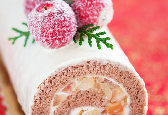 Comment faire une bûche de Noël aux fruits facile ?