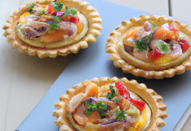 Tartelettes aux fruits de mer