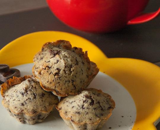 Muffins choco amandes