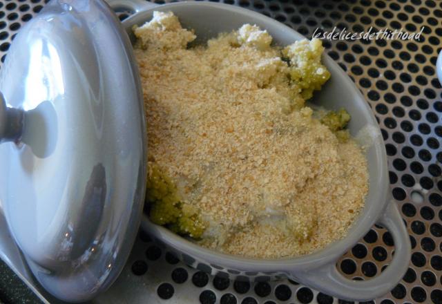 Cocotte romanesco au roquefort