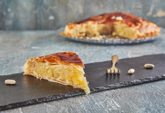 Galette des rois à la frangipane et aux pommes fondantes