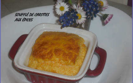 Soufflé de carottes aux épices