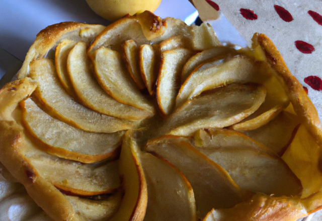 Tarte aux pommes légère et rapide