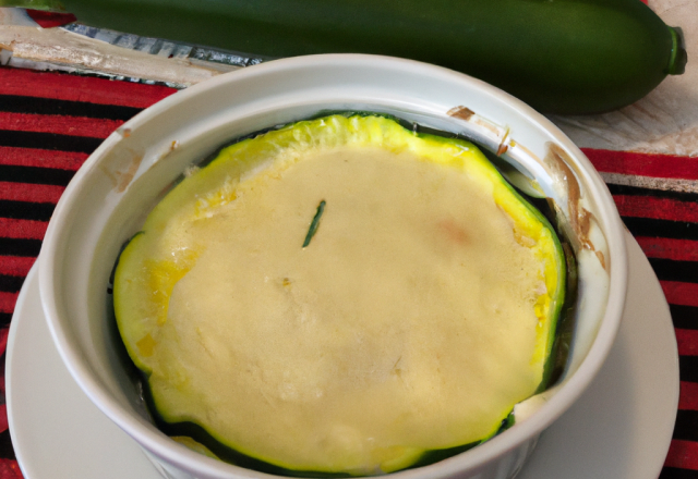 Flan de courgette rapide