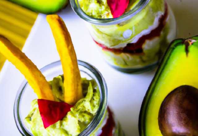 Verrine avocat et crabes