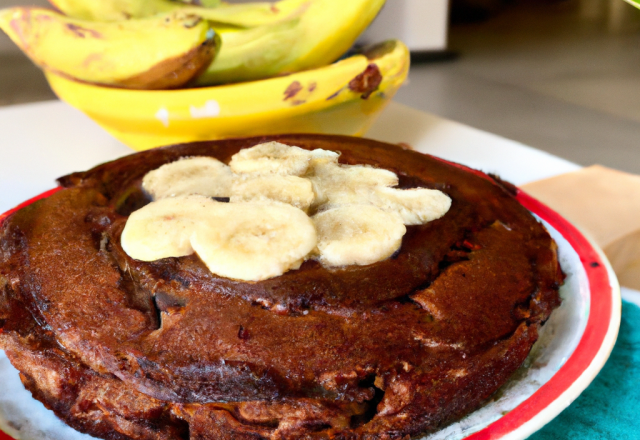 Cake chocolat banane