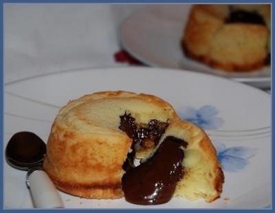 Fondant au chocolat blanc (cœur coulant) maison