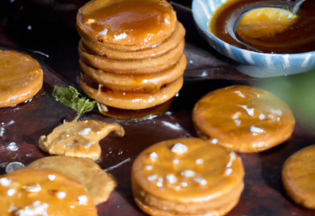 Sablés noisette et caramel