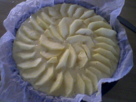 Gâteau aux pommes léger