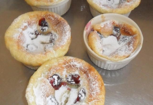 Mini clafoutis aux fruits