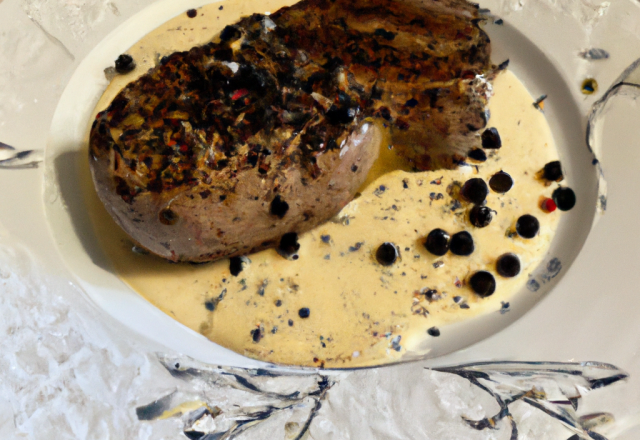 Steak au poivre rapide