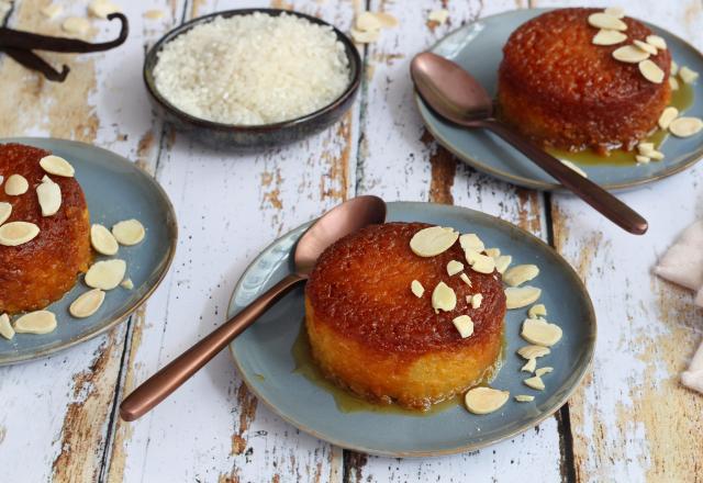 Mini gâteau de riz à la vanille